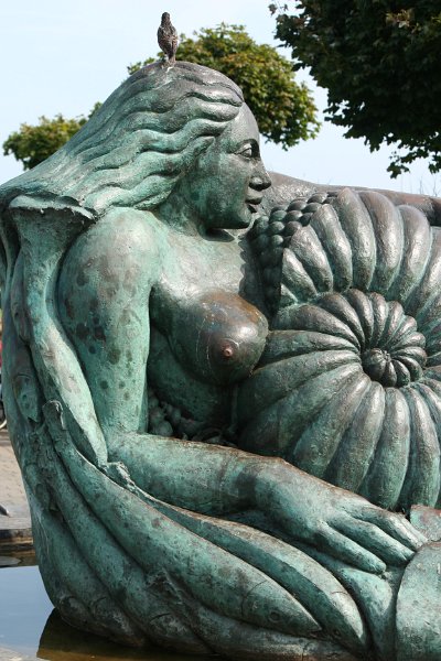 Ammonite Statue Malahide Ireland